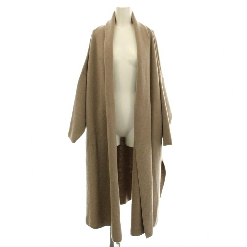 ミューズドゥドゥーズイエムクラス上質ウールガウンコートクリーニング済アイボリー 未使用 Deuxieme Classe MUSE ガウンコート アイボリー DEUXIEME