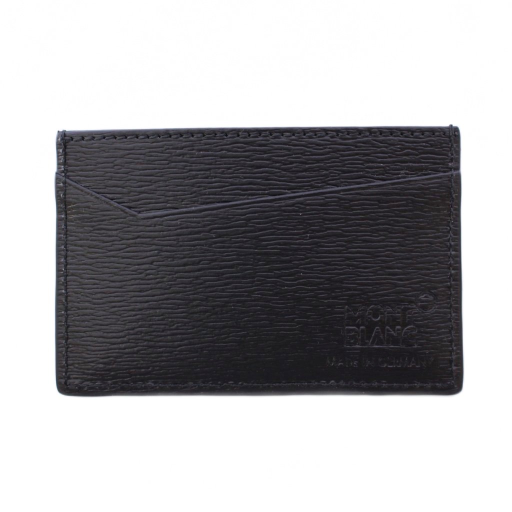 【中古】モンブラン MONT BLANC カードケース カード入れ 名刺入れ コンパクト レザー ロゴ ワンカラー 黒 ブラック /BB レディース 【ベクトル 古着】 251219