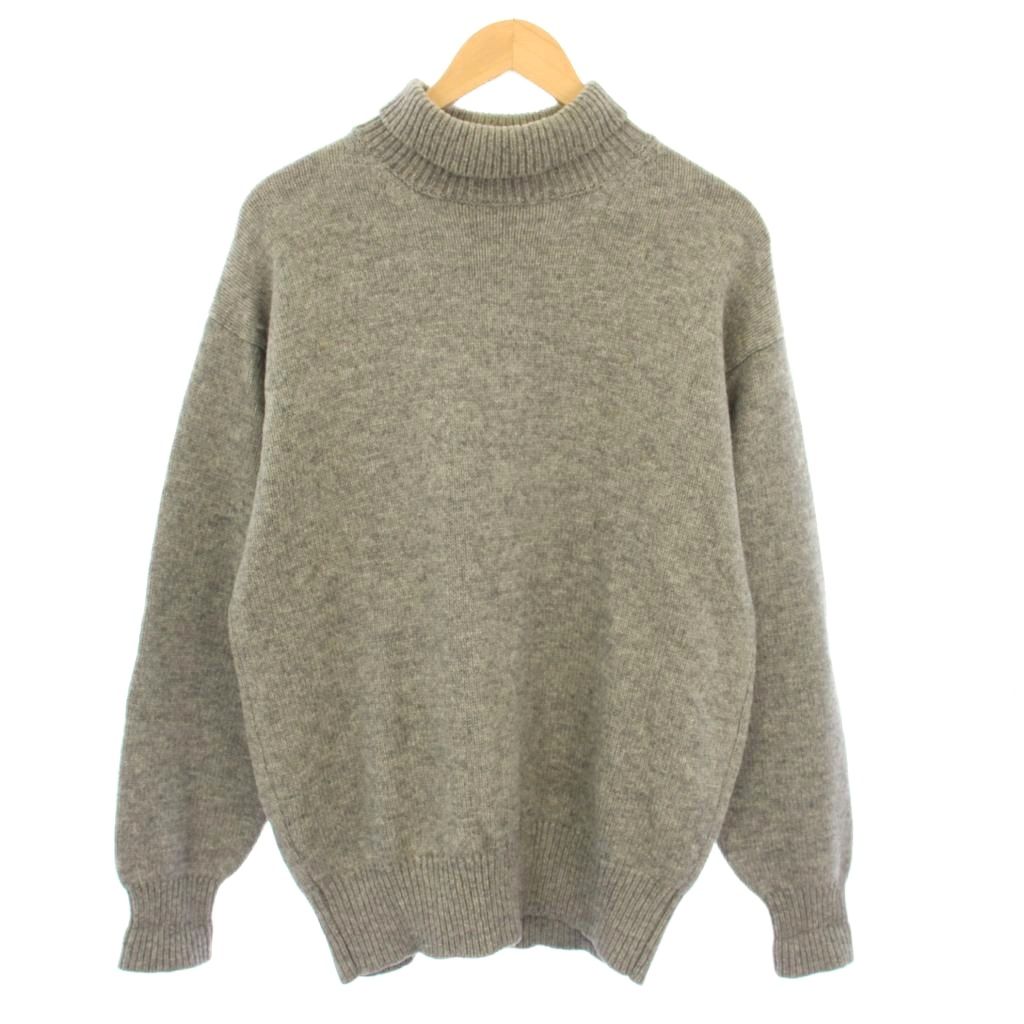 【中古】コムデギャルソンオム COMME des GARCONS HOMME AD1992 ヴィンテージ 90s 田中オム ニット セーター ウール タートルネック 長袖 グレー HN-080140 /TK ▲H メンズ 【ベクトル 古着】 251226｜ブランド古着の買取販売ベクトル