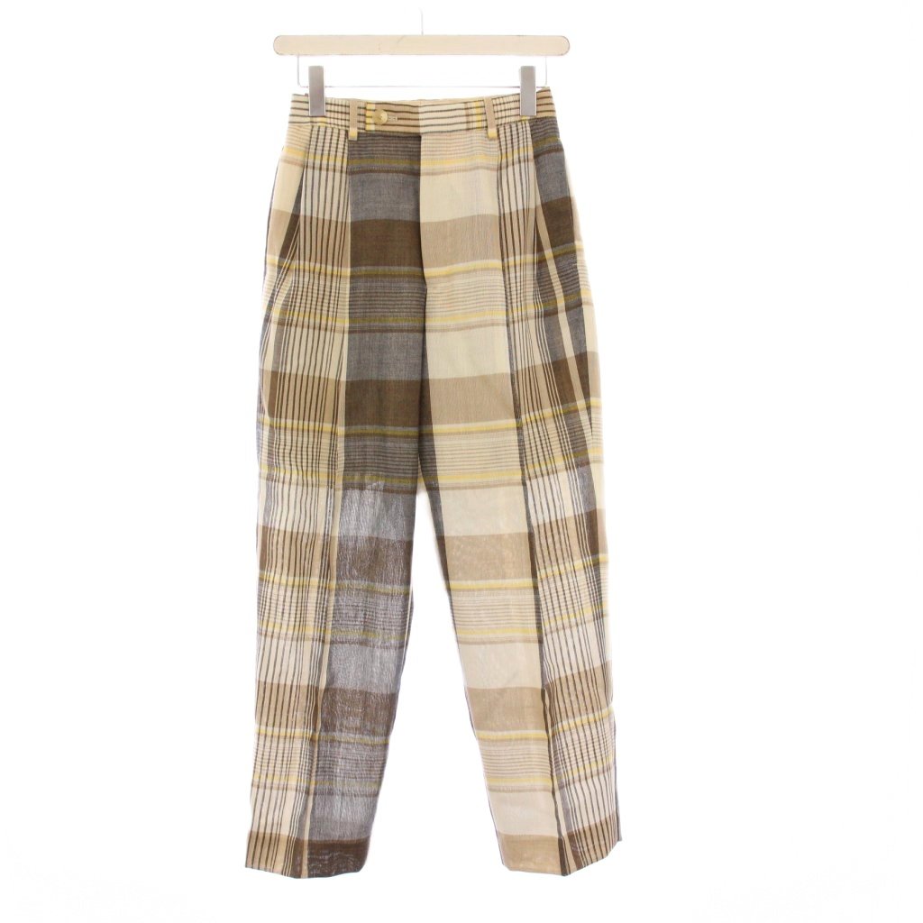 楽天市場】AURALEE オーラリー 19AW WOOL SERGE CHECK NARROW SLACKS