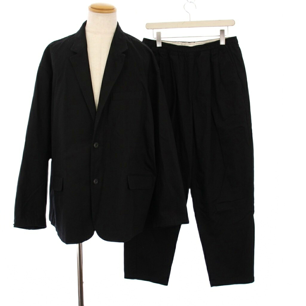 【中古】フレッシュサービス　fresh service CORPORATE CHINO SETUP スーツ テーラードジャケット パンツ スラックス L 黒 FSC253-20092B FSC253-40093B /KH メンズ 【ベクトル 古着】 251211