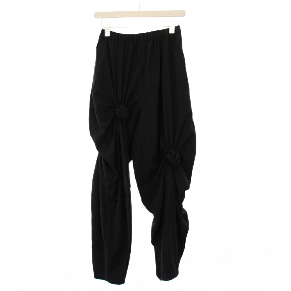 【中古】ナゴンスタンス nagonstans 24AW ANGLE KNOT PANTS イージーパンツ 変形 M 黒 470HA831-0890 /KH レディース 【ベクトル 古着】 251211