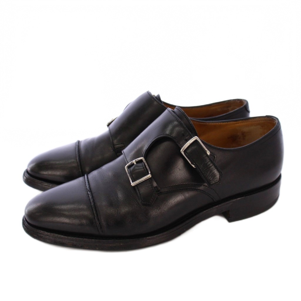 【中古】ジョンロブ JOHN LOBB WILLIAM ダブルモンクストラップ ビジネスシューズ ドレスシューズ レザー 11 黒 /KH メンズ 【ベクトル 古着】 251209
