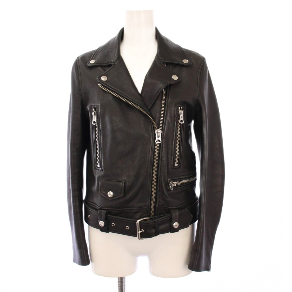 楽天市場】アクネストゥディオズ ライダース レディース クロップド