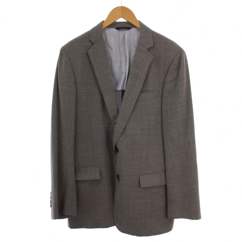 【中古】ブルックスブラザーズ BROOKS BROTHERS REGENT テーラードジャケット 背抜き シングル 2B ウール 40R グレー 4573-001ND006 /BM メンズ 【ベクトル 古着】 251225