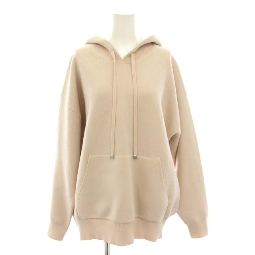 【中古】アニュアンス ?nuans 25SS オーバーニットフーディ パーカー 長袖 F ピンク 1524611248 /YT レディース 【ベクトル 古着】 251223