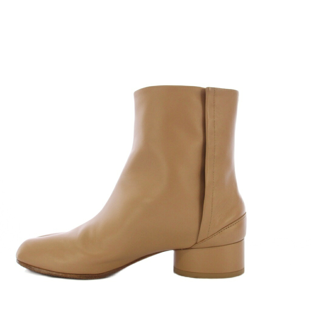 【中古】メゾンマルジェラ 22 Maison Margiela 22 TABI 足袋ブーツ ショートブーツ レザー 35.5 ベージュ S58WU02 /KH レディース 【ベクトル 古着】 260123
