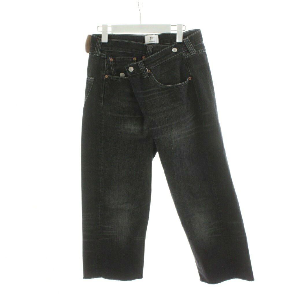 【中古】プルミエ アロンディスモン 1er Arrondissement リーバイス 501 デニムパンツ ジーンズ ジーパン Gパン 再構築 カットオフ 38 グレー /AN20 レディース 【ベクトル 古着】 260115