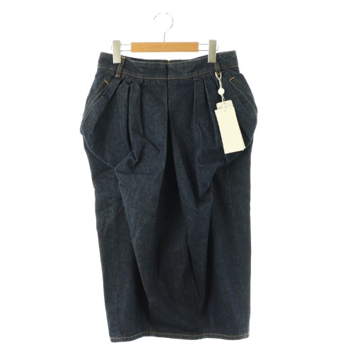 【中古】メゾンマルジェラ Maison Margiela 1 10 S51MA0488 24SS デニム タイトスカート ロング 40 インディゴ /ES ■OS レディース 【ベクトル 古着】 260120