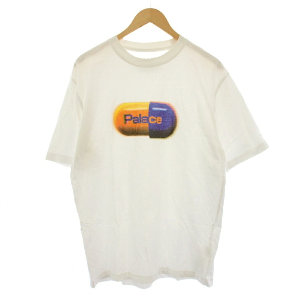 【中古】パレス Palace PALACE SKATEBOARDS PHARMACY T-SHIRT Tシャツ カットソー 半袖 クルーネック L 白 150137 /BM メンズ 【ベクトル 古着】 260121