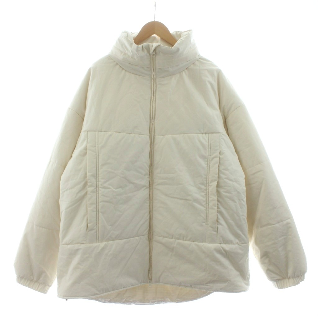 【中古】ナナミカ nanamica 23AW Insulation Jacket 中綿ジャケット ブルゾン ジップアップ スタンドカラー コットン XL 白 ホワイト SUAF360 /KU メンズ 【ベクトル 古着】 260127