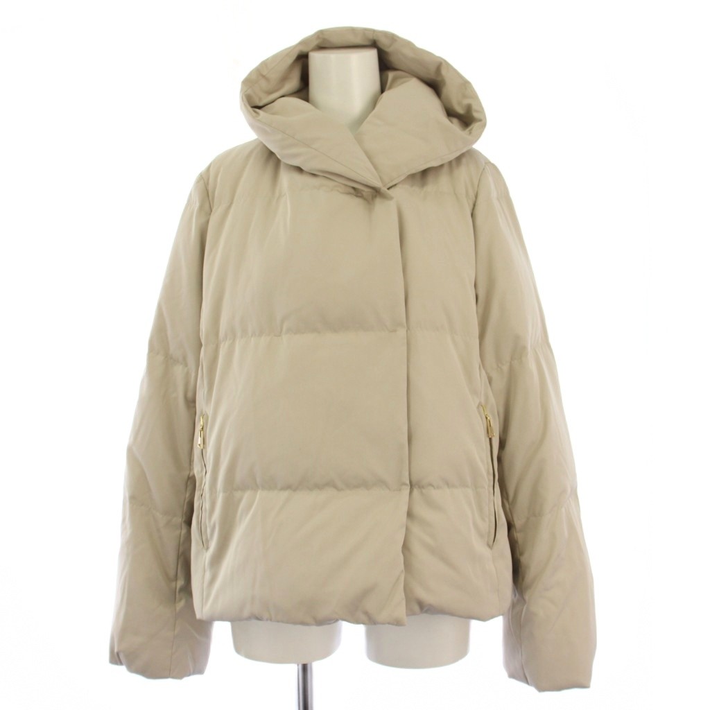 【中古】トータリテ Totalite 24AW 撥水フードショートダウンジャケット 38 ベージュ 24020140551040 /BM レディース 【ベクトル 古着】 260128