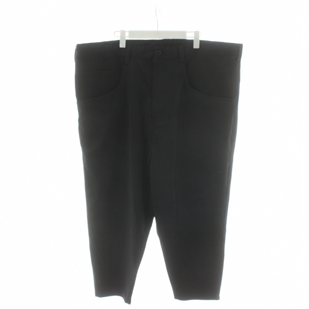 【中古】ガンリュウ GANRYU Deformer 5P Tapered Pants テーパードパンツ 3 黒 ブラック Fu13-Pa-12 /AN32 メンズ 【ベクトル 古着】 260202
