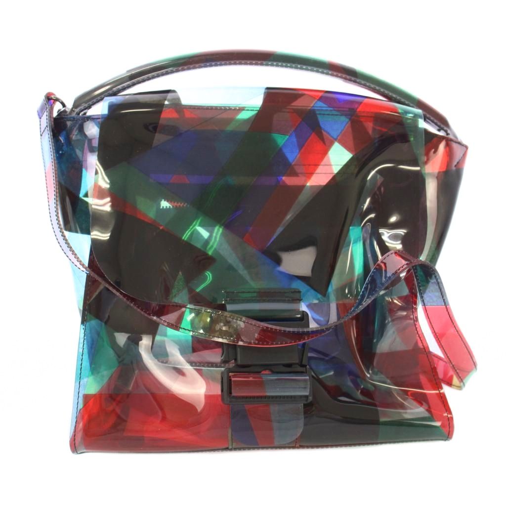 【中古】ズッカ zucca クリストフ ブランケル Chistophe Brunnquell BUCKLED BAG CARNAVAL ハンドバッグ ショルダーバッグ 2WAY マルチカラー /TK レディース 【ベクトル 古着】 260130