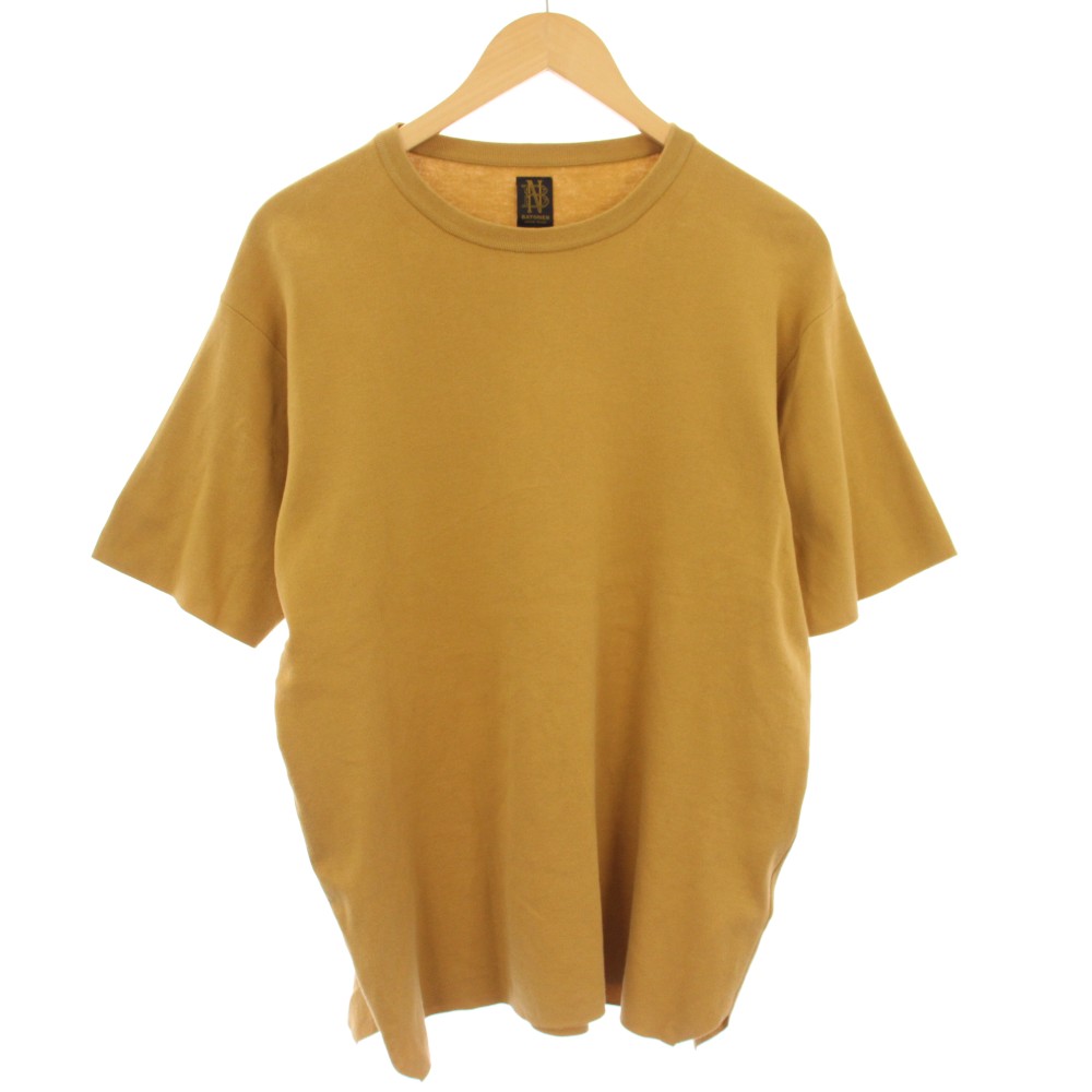 【中古】バトナー BATONER 32GスムースTシャツ 半袖 2 マスタード BN-19SM-019 /TK メンズ 【ベクトル 古着】 260202