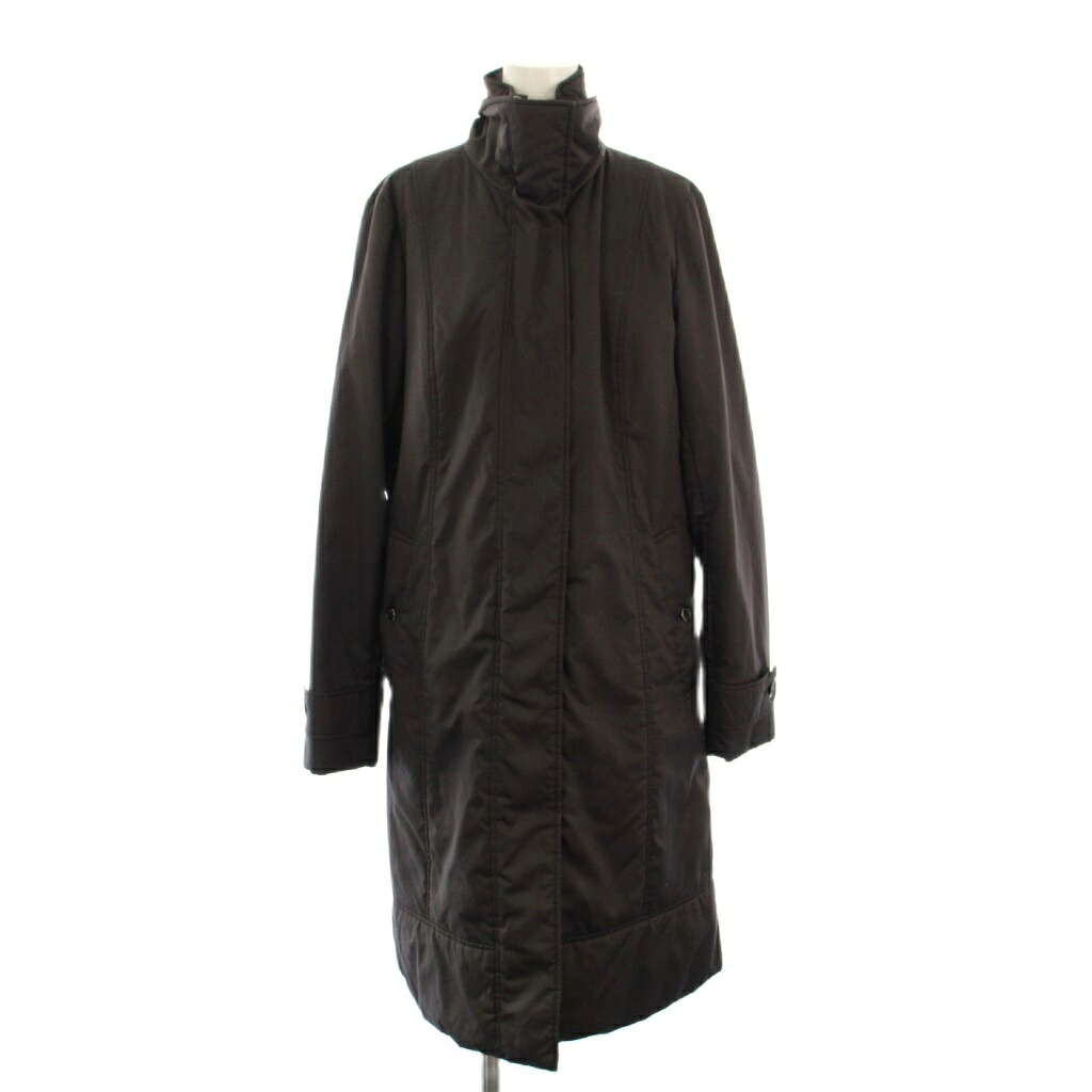 【中古】バーバリー ロンドン BURBERRY LONDON 中綿コート スタンドカラー ロング 42 茶 /KH レディース 【ベクトル 古着】 260204|ブランド古着の買取販売ベクトル