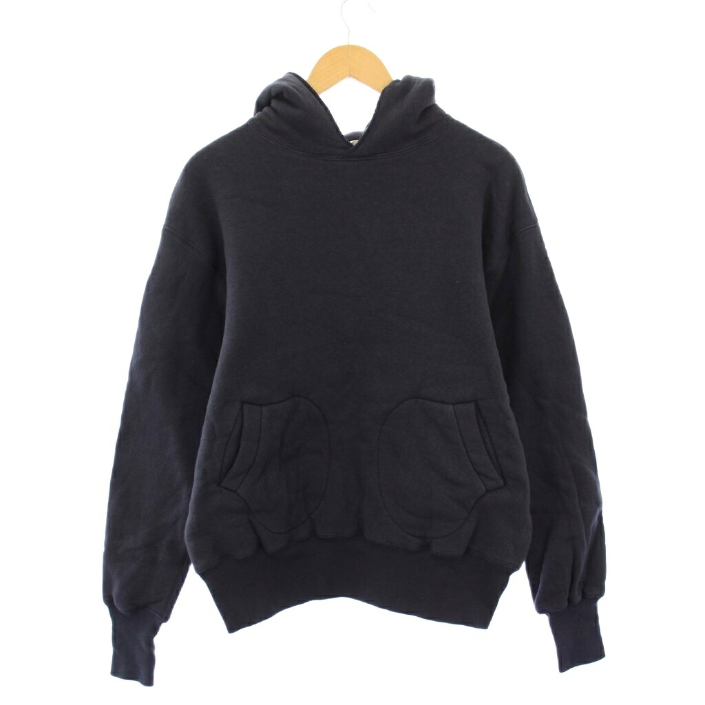 【中古】ウエアハウス WAREHOUSE JJOHN GLUCKOW The Knockout プルオーバーパーカー スウェット 長袖 ストレッチ 無地 M 紺 ネイビー JG-CS12 /BB メンズ 【ベクトル 古着】 260204｜ブランド古着の買取販売ベクトル