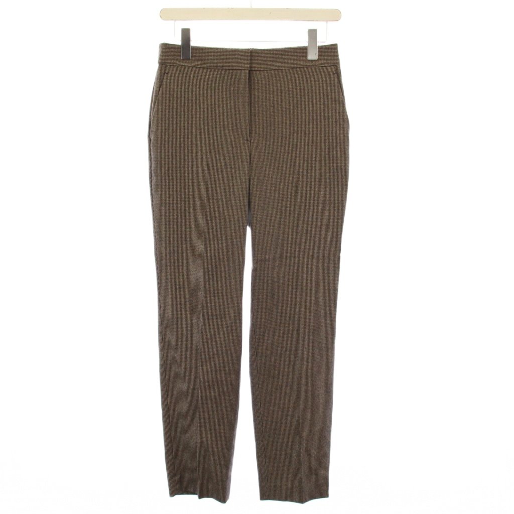 【中古】未使用品 セオリーリュクス theory luxe 25AW Leo Plaid Carol 2 Pant テーパードパンツ チェック ウール 40 茶 03-5406440 /KH レディース 【ベクトル 古着】 260206