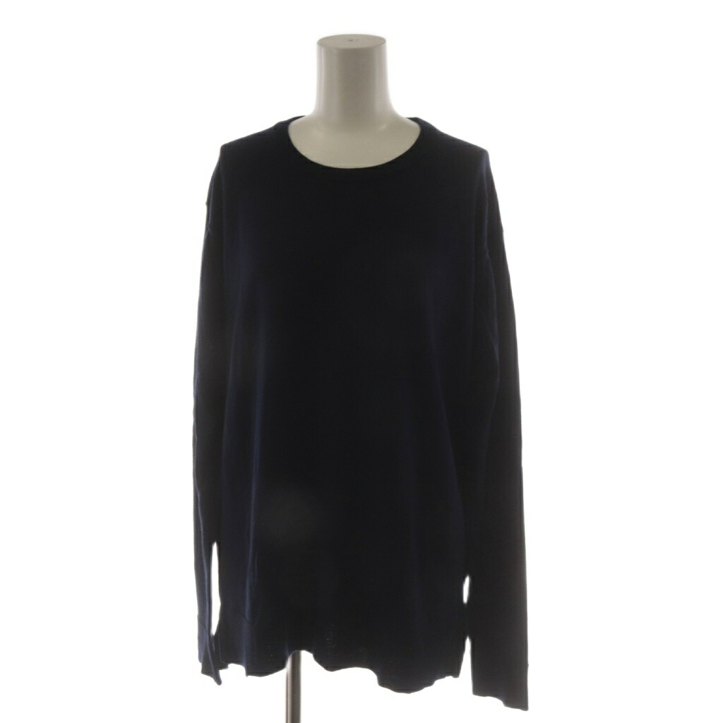 【中古】ミューズ ドゥーズィエム クラス MUSE de Deuxieme Classe ニット セーター 長袖 ウール 紺 ネイビー 21080500403030 /AN53 レディース 【ベクトル 古着】 260210