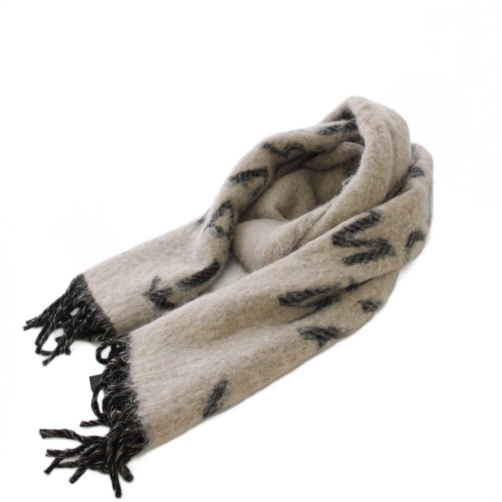 【中古】エンポリオアルマーニ EMPORIO ARMANI 羊毛 アルパカ えり巻き TU ベージュ /KH レディース 【ベクター 古着】 260218