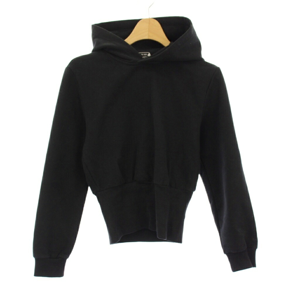 【中古】バレンシアガ BALENCIAGA Cropped hoodie クロップドフーディ プルオーバーパーカー 長袖 XS 黒 698485 /KH レディース 【ベクトル 古着】 260211|ブランド古着の買取販売ベクトル