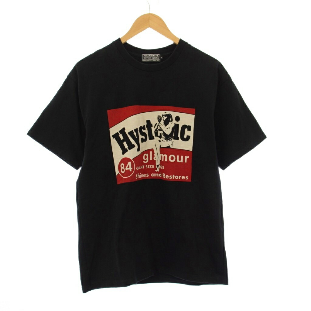 【中古】ヒステリックス Hysterics DIZZY \u0026 MILKY Tシャツ カットソー 半袖 M 黒 02241CT02 /KH メンズ 【ベクトル 古着】 260216