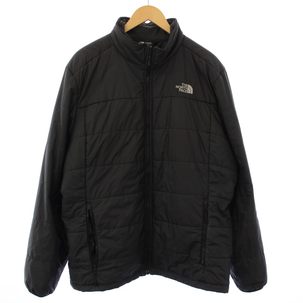 【中古】ザノースフェイス THE NORTH FACE 中綿上衣 ジップアップ アウター XL 黒 黒いこと F17YO98 /TK メンズ 【ベクター 古着】 260215