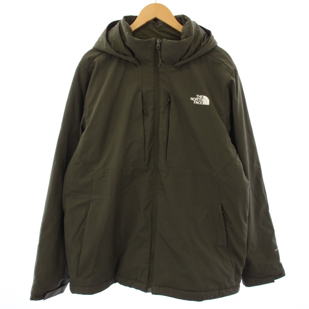 【中古】ザノースフェイス THE NORTH FACE 中綿上衣 アウター ジップアップ XL カーキ NF0A7T6Z /TK メンズ 【ベクター 古着】 260215