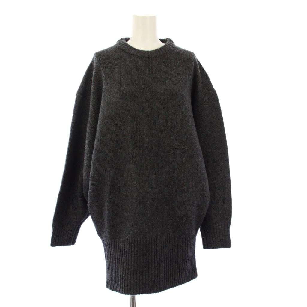 【中古】エーピーストゥディオ AP STUDIO 25AW ウールカシミヤクルーネックチュニックニット セーター 長袖 グレー 25080586210030 /KH レディース 【ベクトル 古着】 260223