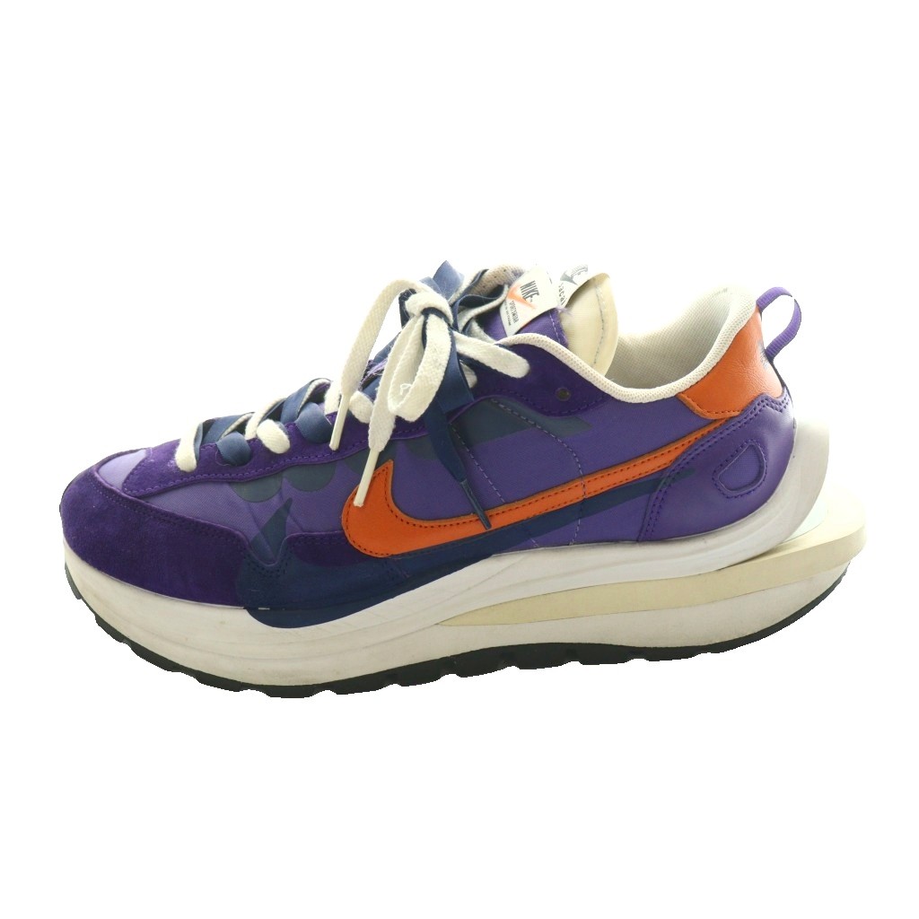 【中古】ナイキ NIKE  サカイ sacai ヴェイパーワッフル 暗然たる花ショウブ Vapor Waffle Dark Iris スニーカー US10 28珊 紫 パープル オレンジ色 DD1875-500 /SS ■os メンズ 【ベクター 古着】 260309