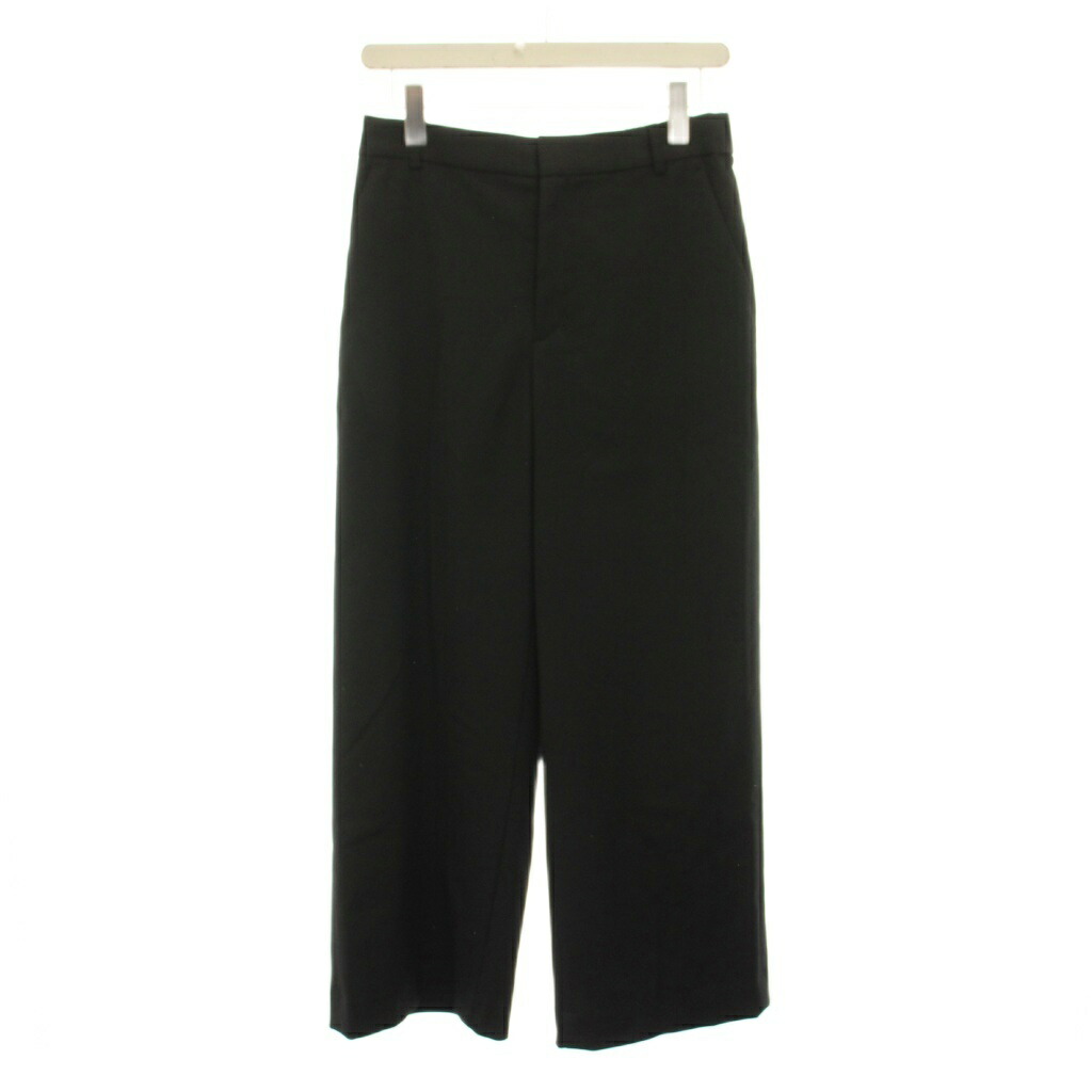 【中古】未使用品 23区 オンワード樫山 TRコンフォートストレッチ ワイドパンツ 40 黒 /YM レディース 【ベクトル 古着】 260304