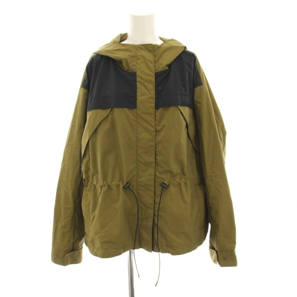 【中古】未当て嵌める品 ワイルドシングス WILDTHINGS ウィメンズシャモニージャケット W’S CHAMONIX JACKET ナイロン上衣 アウター ボンネット 引き船付き添い人 F カーキ 黒 黒いこと WTW21006S /YT レディース 【ベクター 古着】 260302
