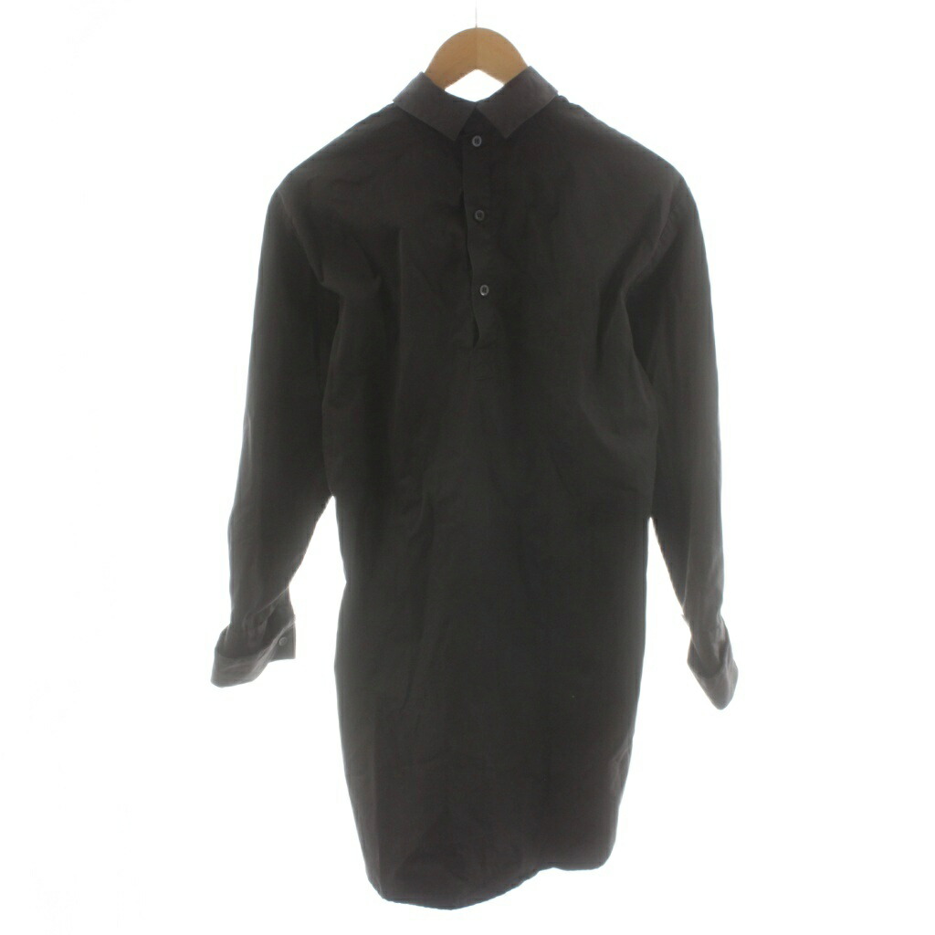 【中古】ドリスヴァンノッテン DRIES VAN NOTEN シャツ ブラウス 長袖 コットン S 茶 ブラウン /AN46 レディース 【ベクトル 古着】 260306