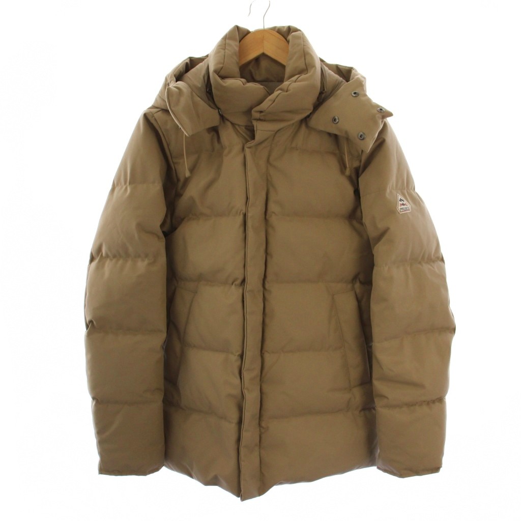 【中古】ピレネックス Pyrenex BELFORT 打ち倒す上衣 ジップアップ ボンネット S ベージュ HMK010 /BM メンズ 【ベクター 古着】 260305 コート・ジャケット-メンズファッション