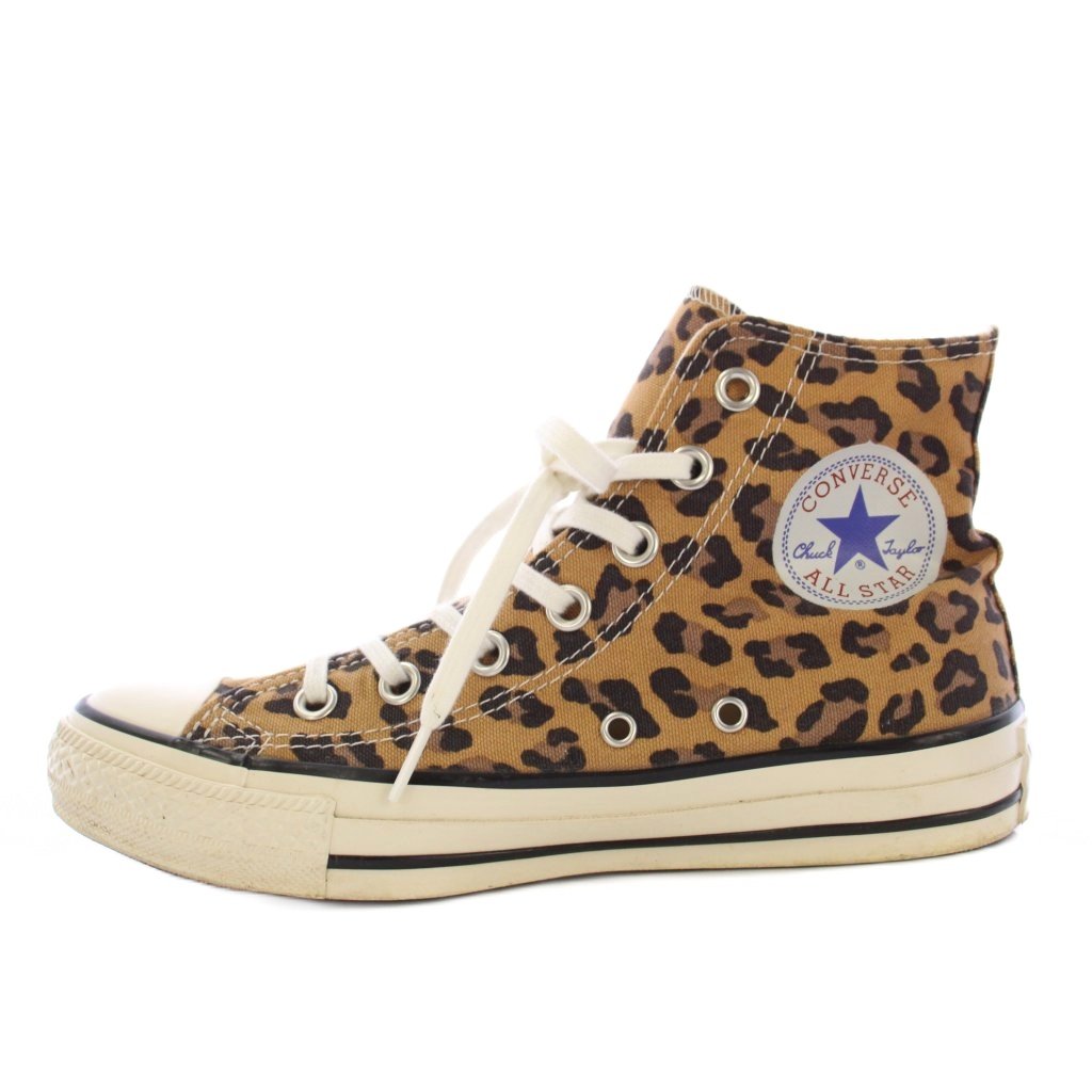 【中古】コンバース CONVERSE WACKOMARIA 22AW ALL STAR US HI スニーカー ヒョウ柄 レオパード ハイカット US4.5 ベージュ 1SD242 /TK レディース 【ベクトル 古着】 260306|ブランド古着の買取販売ベクトル