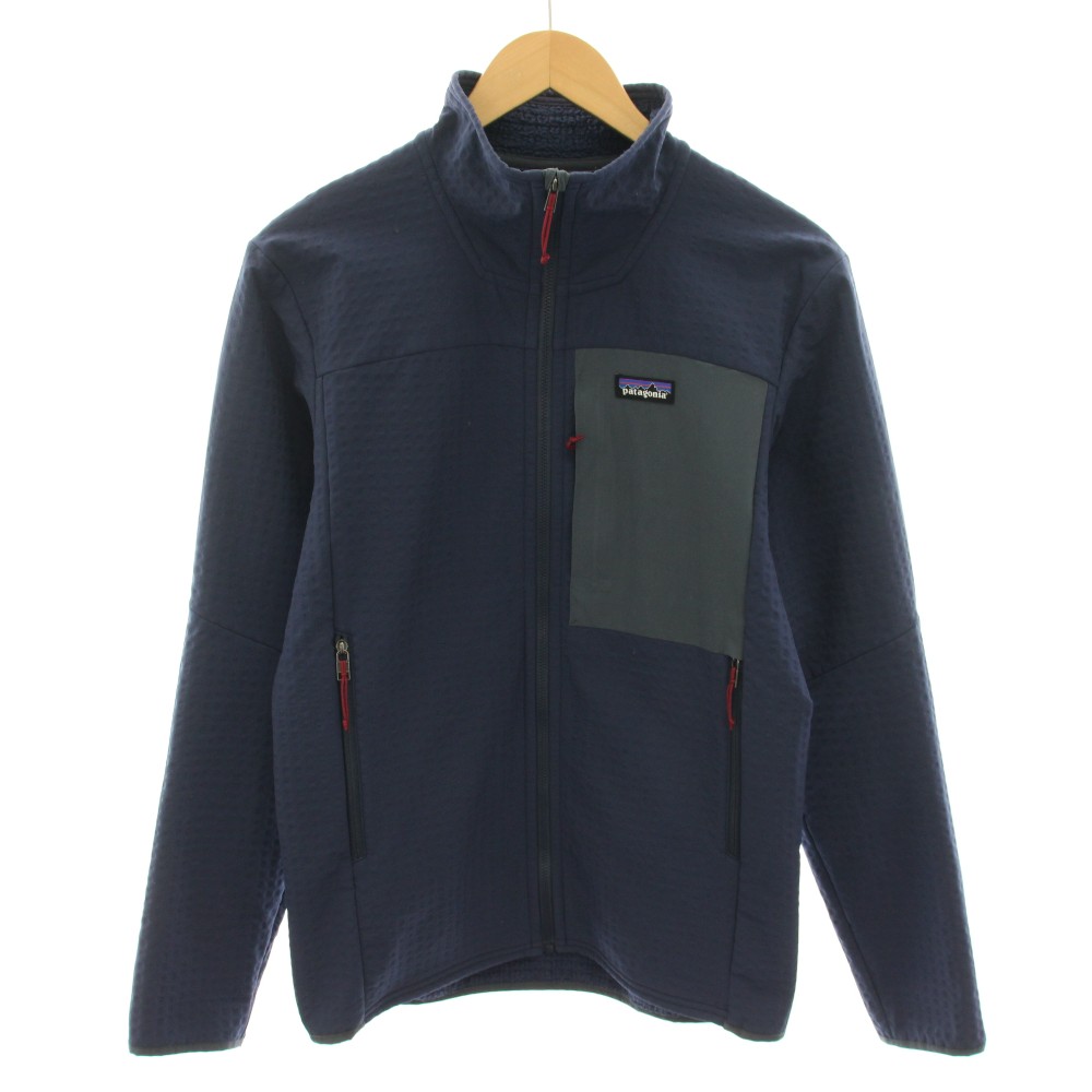 【中古】パタゴニア Patagonia 23AW R2 テックフェイス ジャケット アウター ハイネック ロゴ刺繍 S 紺 ネイビー 83626 /YT メンズ 【ベクトル 古着】 260317|ブランド古着の買取販売ベクトル