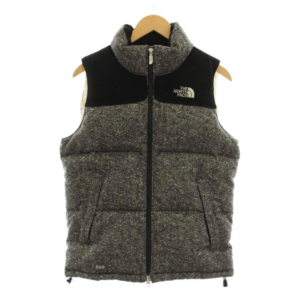 【中古】ザノースフェイス THE NORTH FACE EYE JUNYA WATANABE ジュンヤワタナベ コムデギャルソン AD2012 ダウンベスト ジップアップ XS グレー 黒 WJ-V901 /YM メンズ 【ベクトル 古着】 260309|ブランド古着の買取販売ベクトル