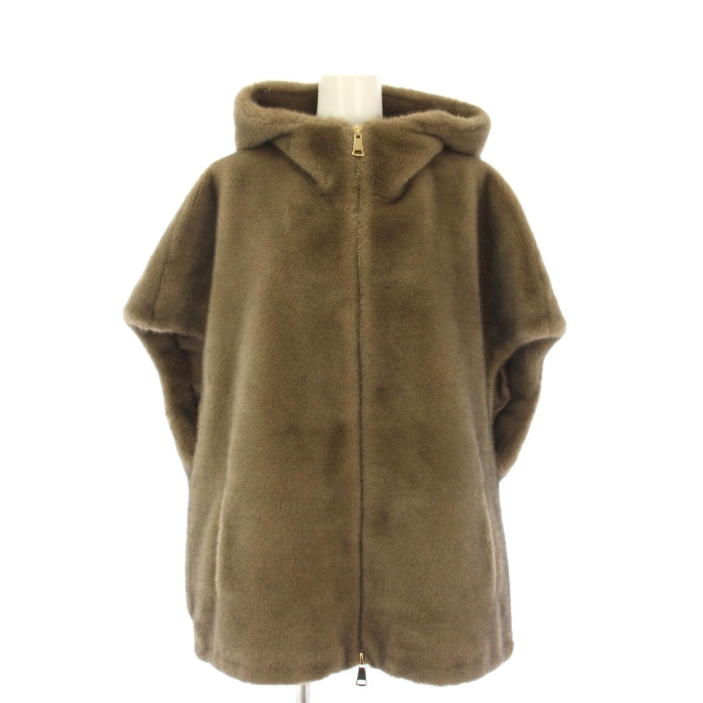 【中古】ドゥーズィエムクラス DEUXIEME CLASSE マイ白いこと MY WHITE HOODIE より良い エコ毛革 U 茶 24010510001430 /KH レディース 【ベクター 古着】 260312