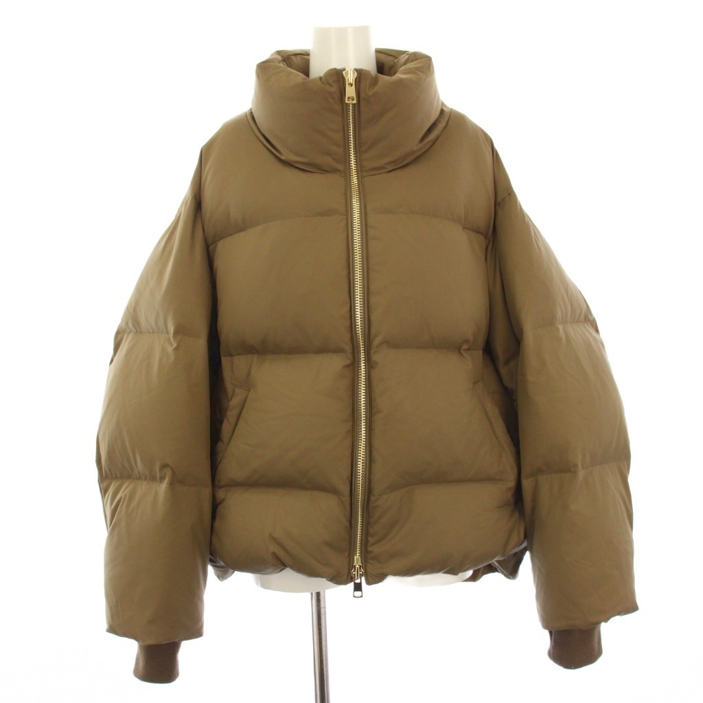 【中古】ミューズ ドゥーズィエム クラス MUSE de Deuxieme Classe 25AW HYGGE ダウンコート ショート丈 茶 25020500412030 /KH レディース 【ベクトル 古着】 260312