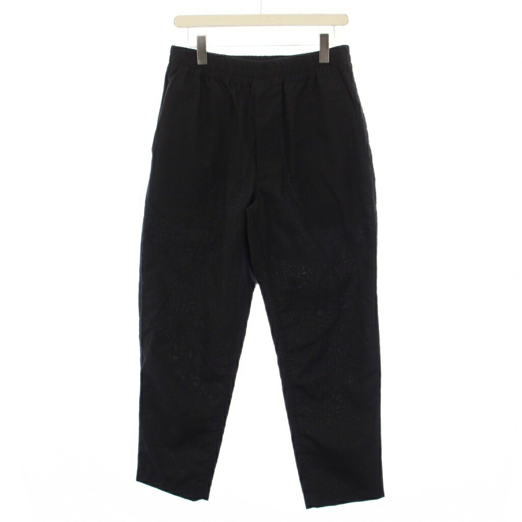 【中古】サンリミット Sans limite TWトロピカルウール GOMME PANTS イージーパンツ ジップフライ 1 黒 S2003072 /BM メンズ 【ベクトル 古着】 260311