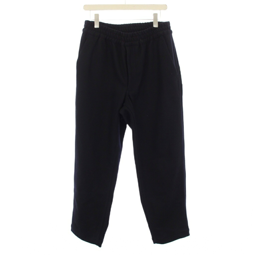 【中古】サンリミット Sans limite ストレッチメルトン GOMME PANTS イージーパンツ ジップフライ ウール 1 黒 W2103072 /BM メンズ 【ベクトル 古着】 260311