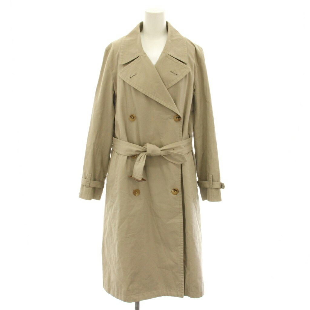 【中古】マーガレットハウエル MARGARET HOWELL トレンチコート アウター ライナー付き ベルト付き 2 ベージュ 578-5212005 /YT レディース 【ベクトル 古着】 260312