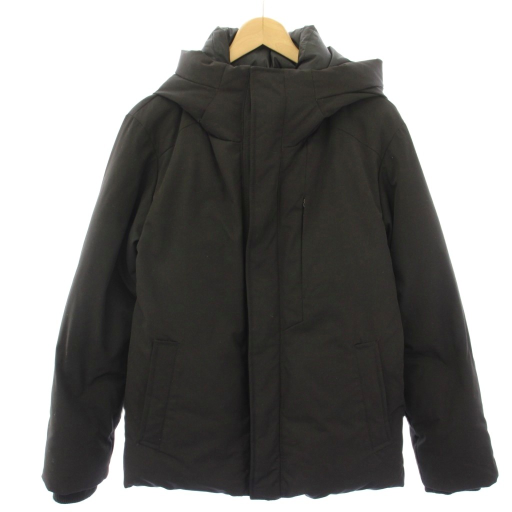 【中古】ミスターオリーブ MR.OLIVE フライフロントノーシームダウンジャケット ジップアップ S 黒 ブラック M-19379 /HN メンズ 【ベクトル 古着】 260319