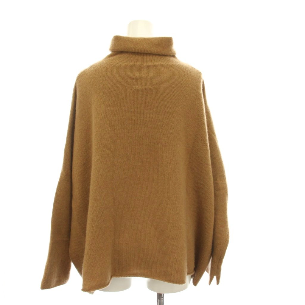 【中古】ユーモレスク humoresque ニット セーター カシミヤ 茶色 ブラウン 無地 タートルネック 長袖 FA0205 /YM レディース 【ベクトル 古着】 260317