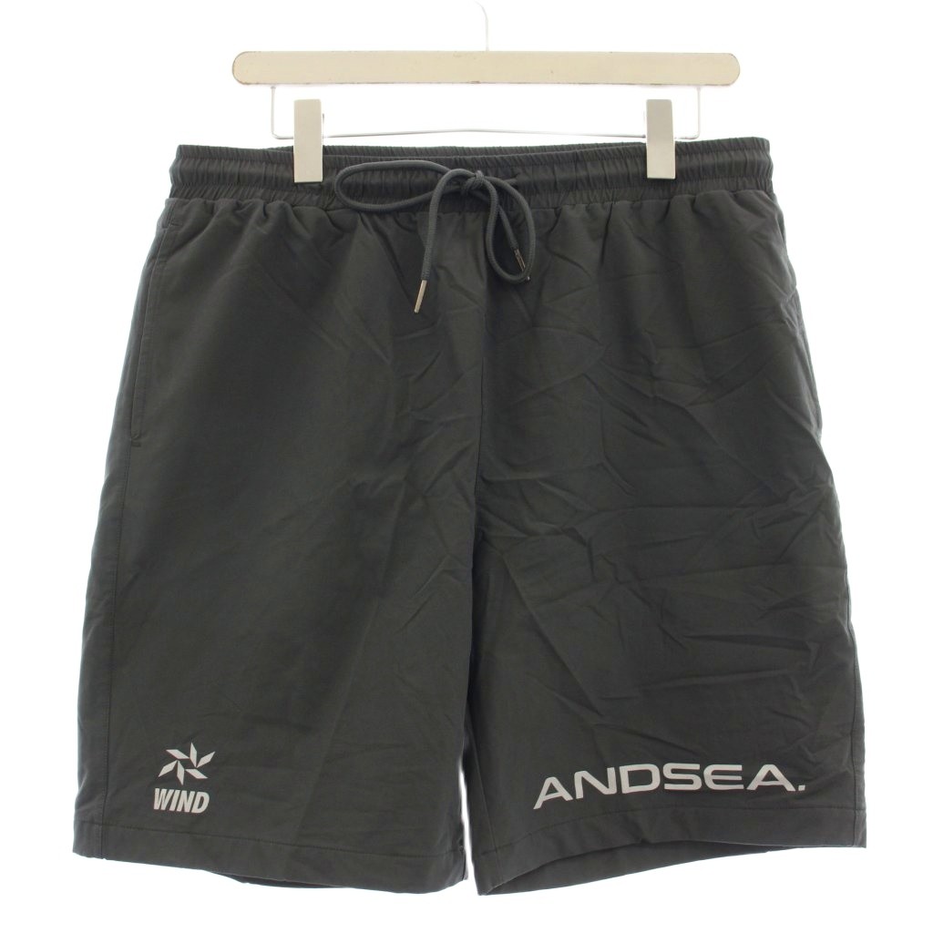 【中古】ウィンダンシー WIND AND SEA Nylon Home Short ナイロン ショートパンツ M グレー WDS-O-FCT-24-Q4-PT-02 /☆G メンズ 【ベクトル 古着】 260318