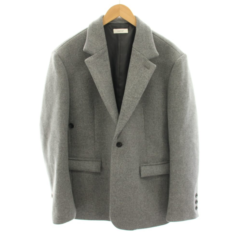 【中古】クヌースマーフ Knuth Marf ハイエンド2wayジャケットアウター high-end- 2way jacket outer テーラードジャケット シングル F グレー KM24WG02 /YT メンズ レディース 【ベクトル 古着】 260324