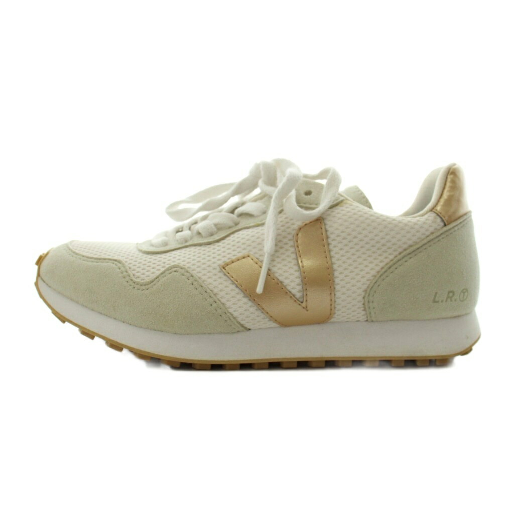 【中古】ヴェジャ VEJA スニーカー シューズ 23.0cm グレー 白 ホワイト /AN59 レディース 【ベクトル 古着】 260324