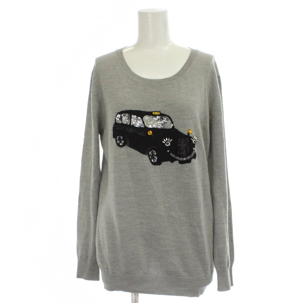 【中古】マーカスルプファー MARKUS LUPFER ニット セーター ウール S グレー 長袖 /GP レディース 【ベクトル 古着】 260323 4,455円
