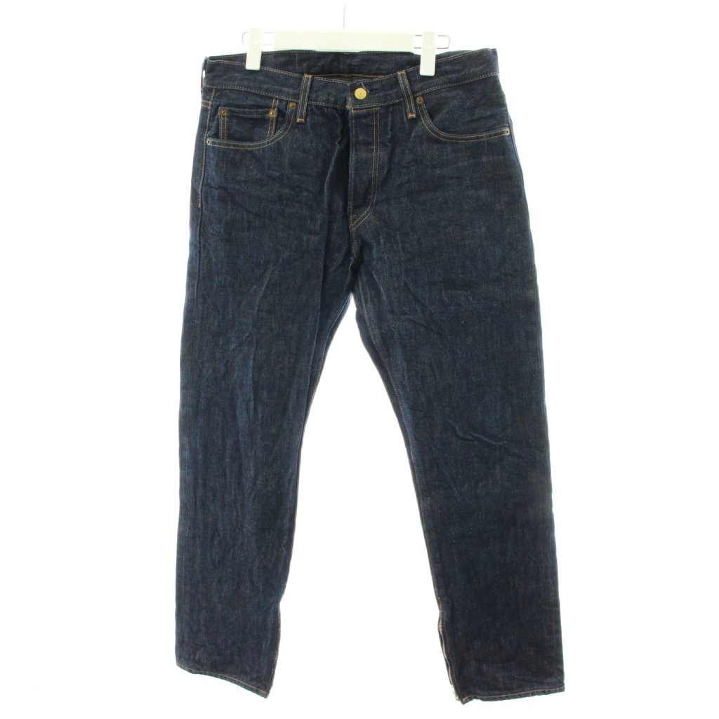 【中古】リーバイス Levi's × キス KITH 501 デニムパンツ ジーンズ ジーパン Gパン ボタンフライ W36L32 紺 ネイビー /AN46 メンズ 【ベクトル 古着】 260401