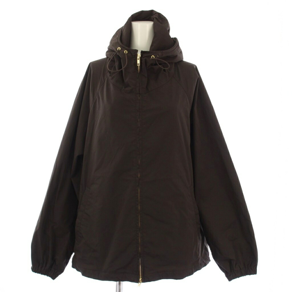 【中古】ミューズ ドゥーズィエム クラス MUSE de Deuxieme Classe 24AW WASHED FULL ZIP ブルゾン ジャケット ジップアップ フード F 茶 24010500411030 /BM レディース 【ベクトル 古着】 260401